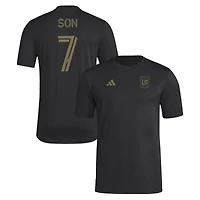 Men's adidas Son Heung-Min Black LAFC Pre-Game T-Shirt