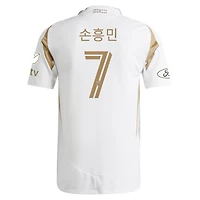 Men's adidas Son Heung-Min White LAFC 2025 Secondary On-Field Authentic Jersey