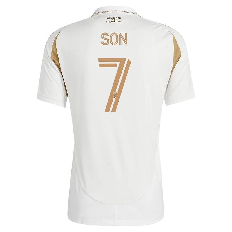 Men's adidas Son Heung-Min White LAFC 2025 Secondary Replica Player Jersey