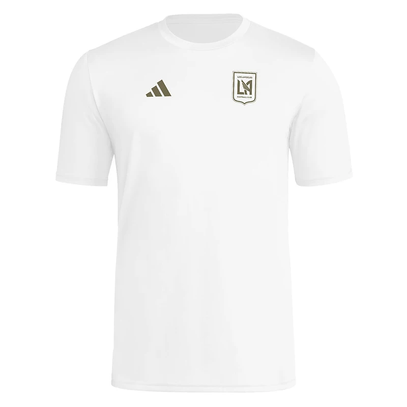T-shirt adidas Son Heung-Min blanc d'avant-match LAFC pour homme