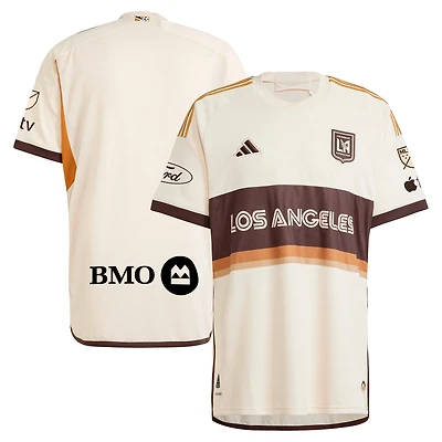 Men's adidas  Tan LAFC 2024 Archive Authentic Jersey