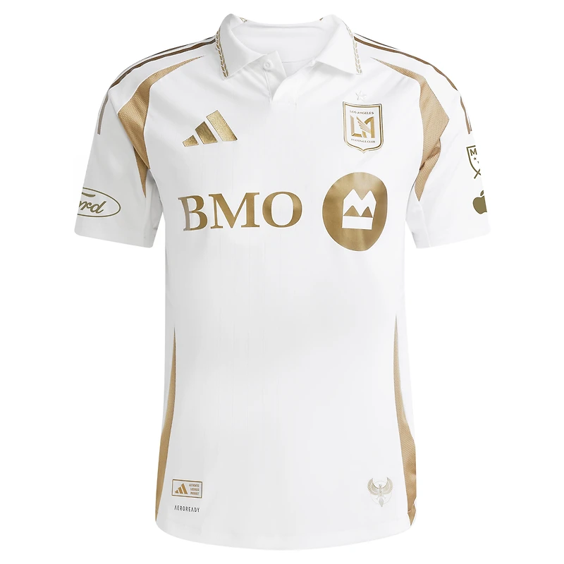 Men's adidas Timothy Tillman White LAFC 2025 Secondary On-Field Authentic Jersey