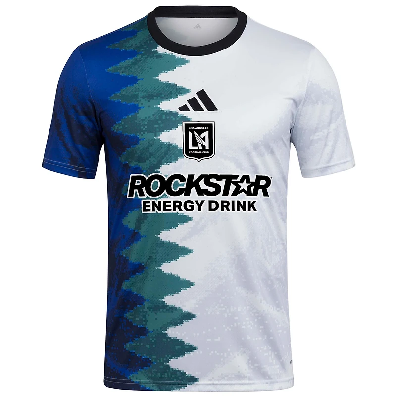 Men's adidas White LAFC 2025 Gaming AEROREADY Pre-Match Top