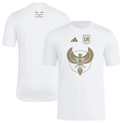 Men's adidas  White LAFC 2025 Jersey Hook AEROREADY T-Shirt