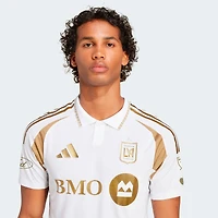 Maillot authentique secondaire adidas LAFC 2025 blanc pour homme