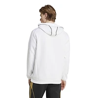 Men's adidas White LAFC 2025 Travel Pullover Hoodie