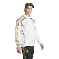 Men's adidas White LAFC 2025 Travel Pullover Hoodie