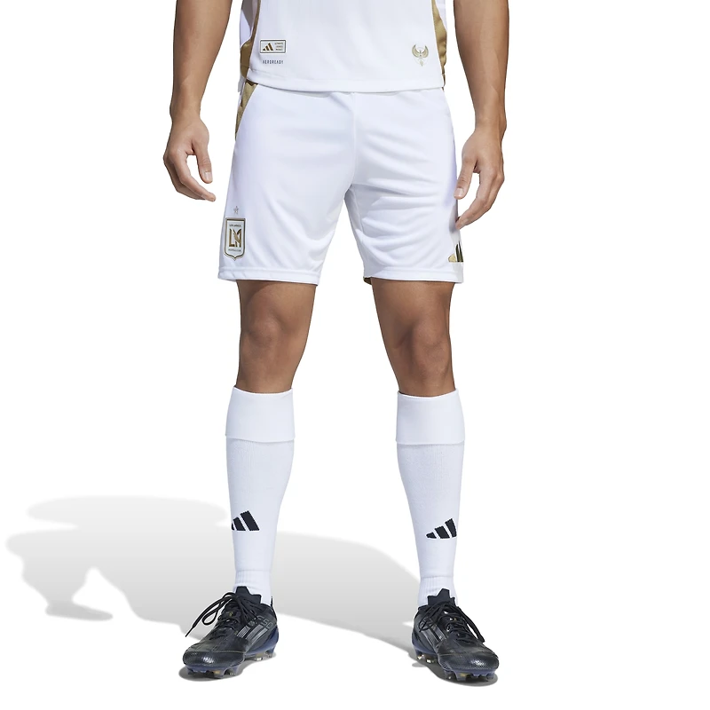 Short adidas LAFC Away 2025 Authentic pour homme blanc