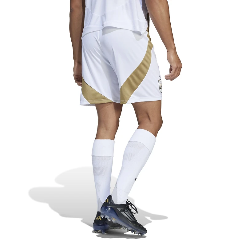 Men's adidas White LAFC Away 2025 Secondary Authentic Shorts