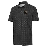 Polo Antigua noir LAFC Figment pour homme