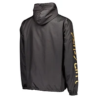 Men's Black LAFC Graffiti Hoodie Full-Zip Windbreaker