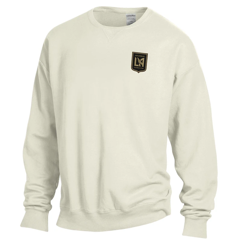 Sweat-shirt polaire crème LAFC pour homme