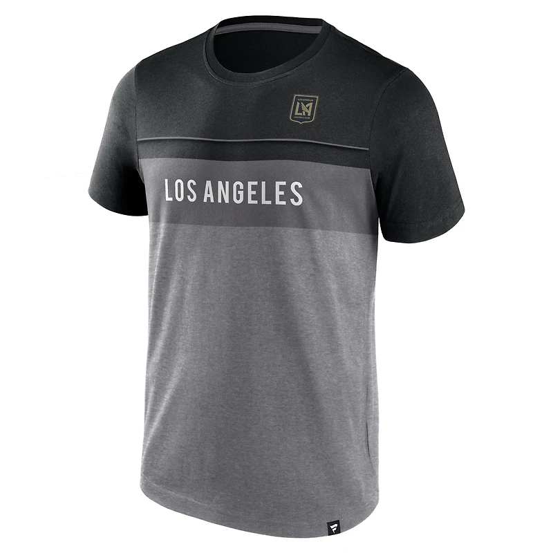 T-shirt LAFC Striking Distance Fanatics pour hommes, noir/gris