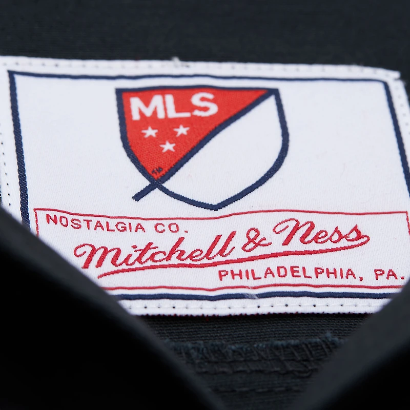 Chemise de travail noire à boutons-pression LAFC Mitchell & Ness pour homme