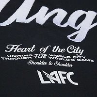 Chemise de travail noire à boutons-pression LAFC Mitchell & Ness pour homme