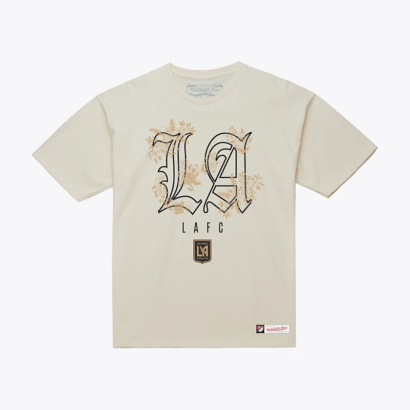Men's Mitchell & Ness Cream LAFC Morning Haze T-Shirt