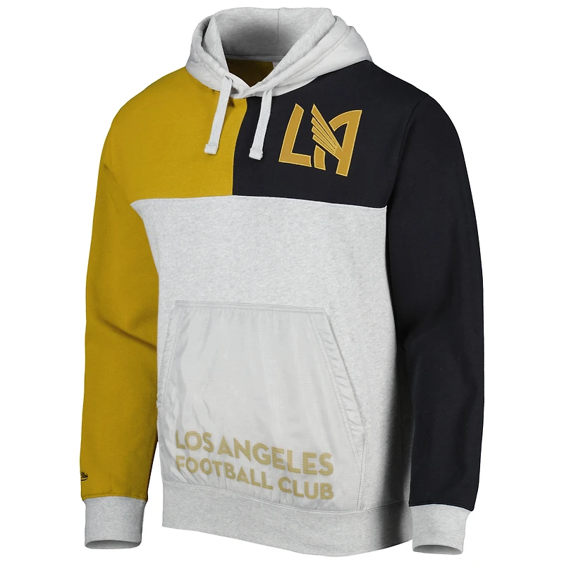 Chandail à capuchon Tie Breaker LAFC gris Mitchell & Ness pour hommes