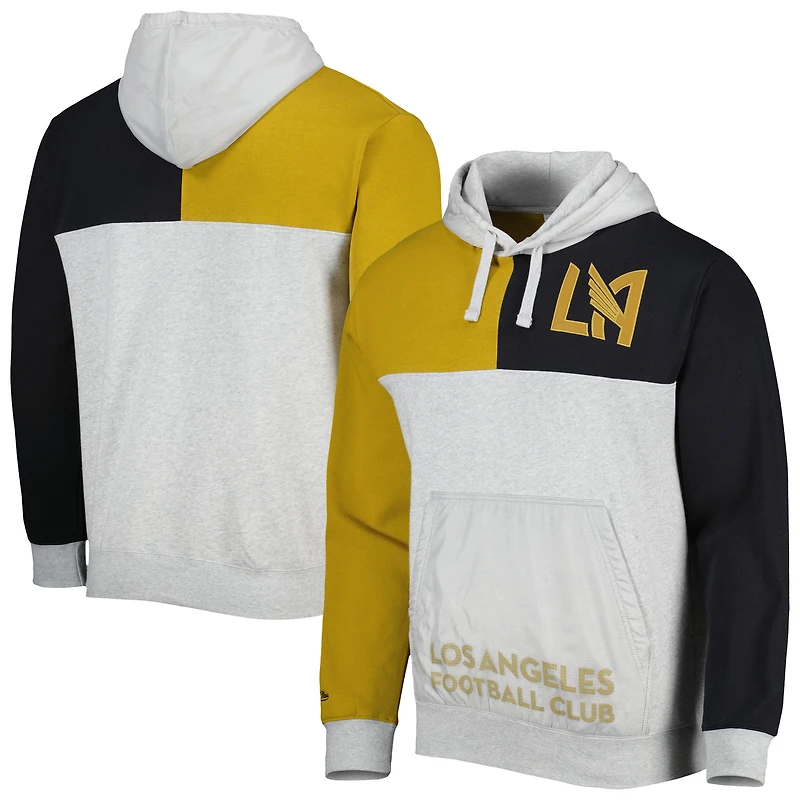 Chandail à capuchon Tie Breaker LAFC gris Mitchell & Ness pour hommes
