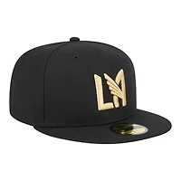 Casquette ajustée New Era LAFC Kickoff 59FIFTY noire pour homme