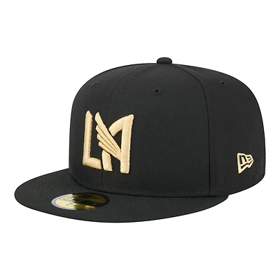 Men's New Era Black LAFC Kickoff 59FIFTY Fitted Hat