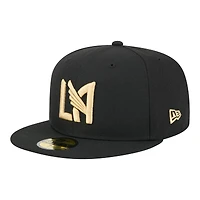 Men's New Era Black LAFC Kickoff 59FIFTY Fitted Hat
