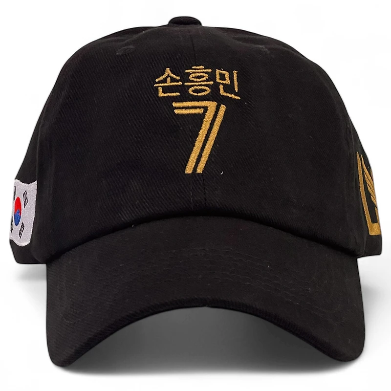 Men's Son Heung-Min Black LAFC Flag Dad Adjustable Hat