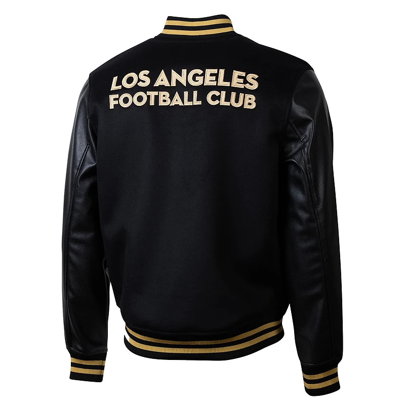 Men's Sport Design Sweden Black LAFC Legends Full-Snap Varsity Jacket
