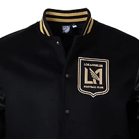 Men's Sport Design Sweden Black LAFC Legends Full-Snap Varsity Jacket