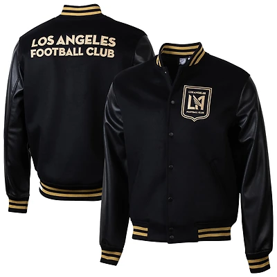 Men's Sport Design Sweden Black LAFC Legends Full-Snap Varsity Jacket