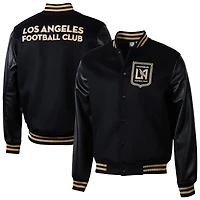 Men's Sport Design Sweden Black LAFC Legends Full-Snap Varsity Jacket