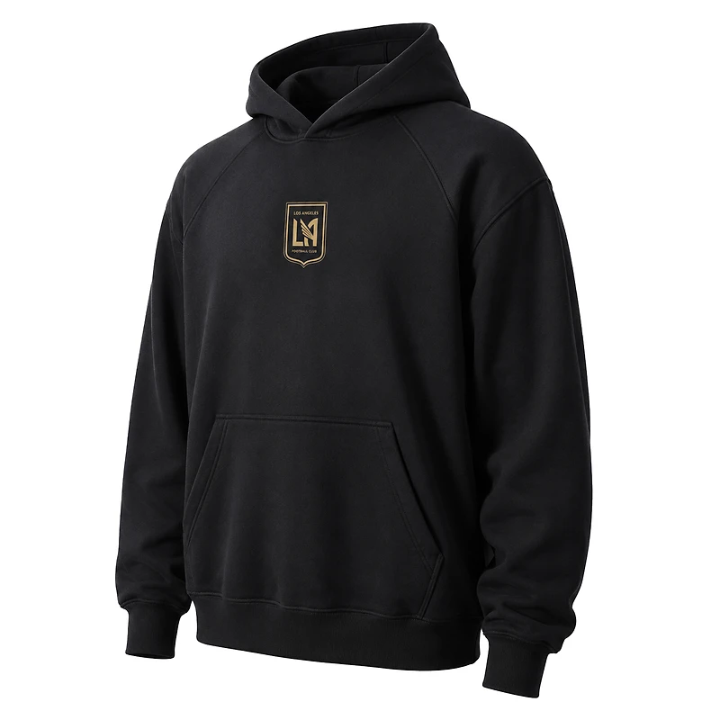 Men's Sport Design Sweden Black LAFC Old School Graphic Oversized Hoodie
