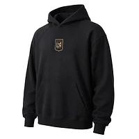 Men's Sport Design Sweden Black LAFC Old School Graphic Oversized Hoodie