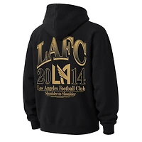 Men's Sport Design Sweden Black LAFC Old School Graphic Oversized Hoodie