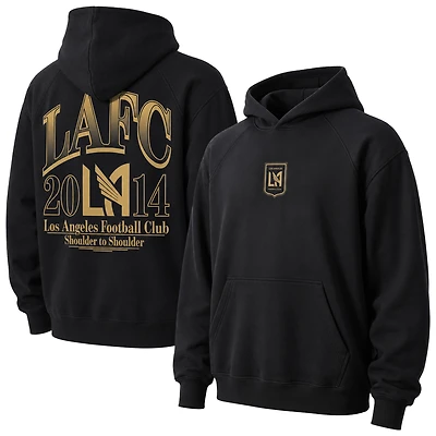 Men's Sport Design Sweden Black LAFC Old School Graphic Oversized Hoodie