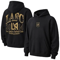 Men's Sport Design Sweden Black LAFC Old School Graphic Oversized Hoodie