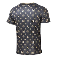 Men's Sport Design Sweden Black LAFC Sublimated Crest T-Shirt