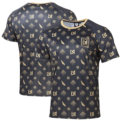 Men's Sport Design Sweden Black LAFC Sublimated Crest T-Shirt