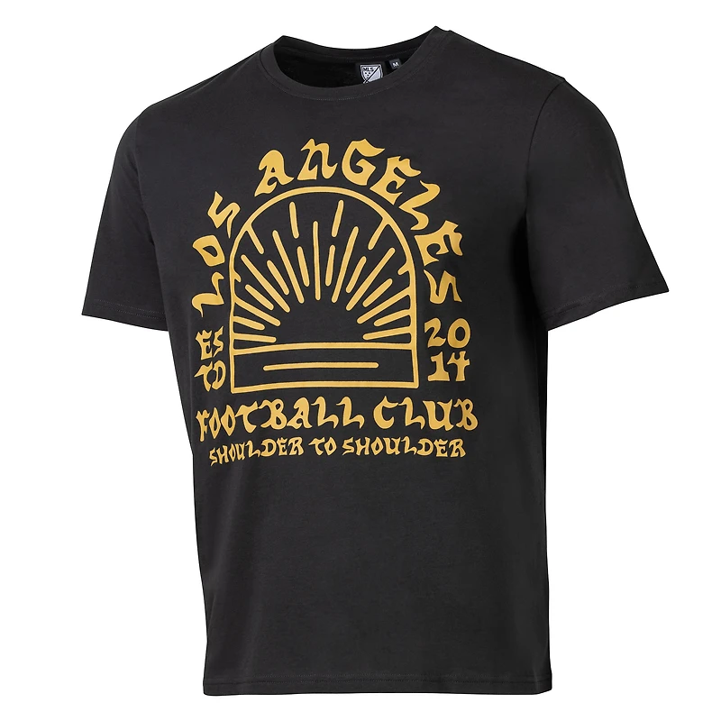 Men's Sport Design Sweden Charcoal LAFC Founders Script Relaxed T-Shirt