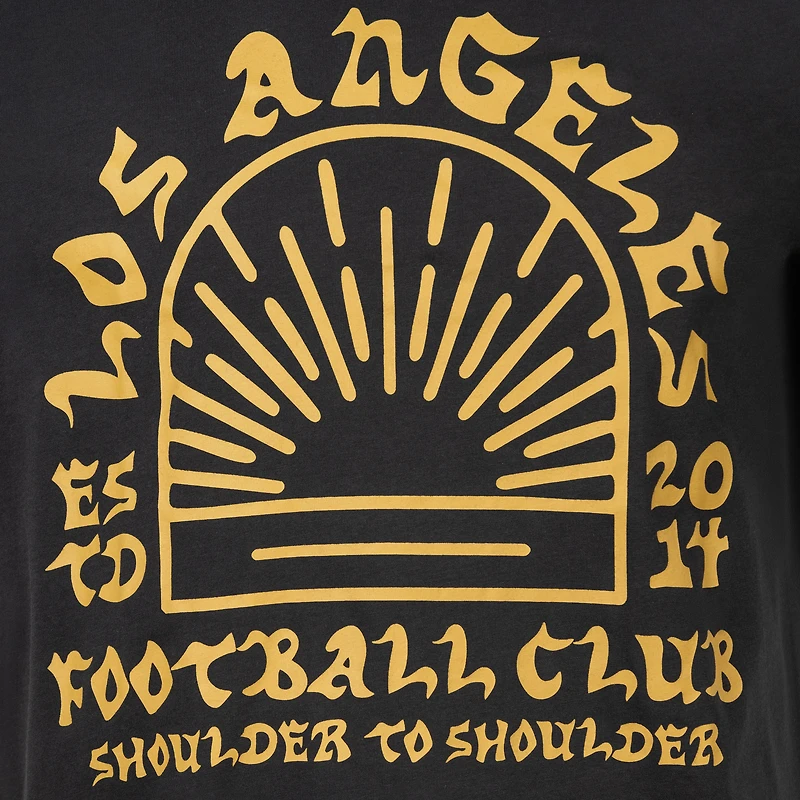 Men's Sport Design Sweden Charcoal LAFC Founders Script Relaxed T-Shirt