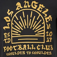 Men's Sport Design Sweden Charcoal LAFC Founders Script Relaxed T-Shirt