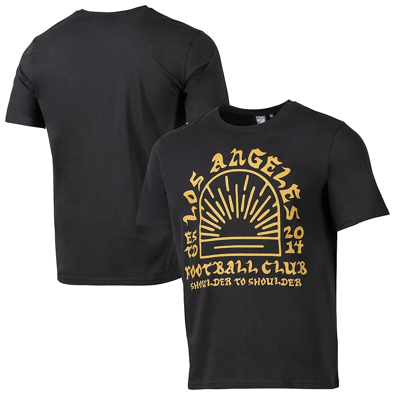 Men's Sport Design Sweden Charcoal LAFC Founders Script Relaxed T-Shirt