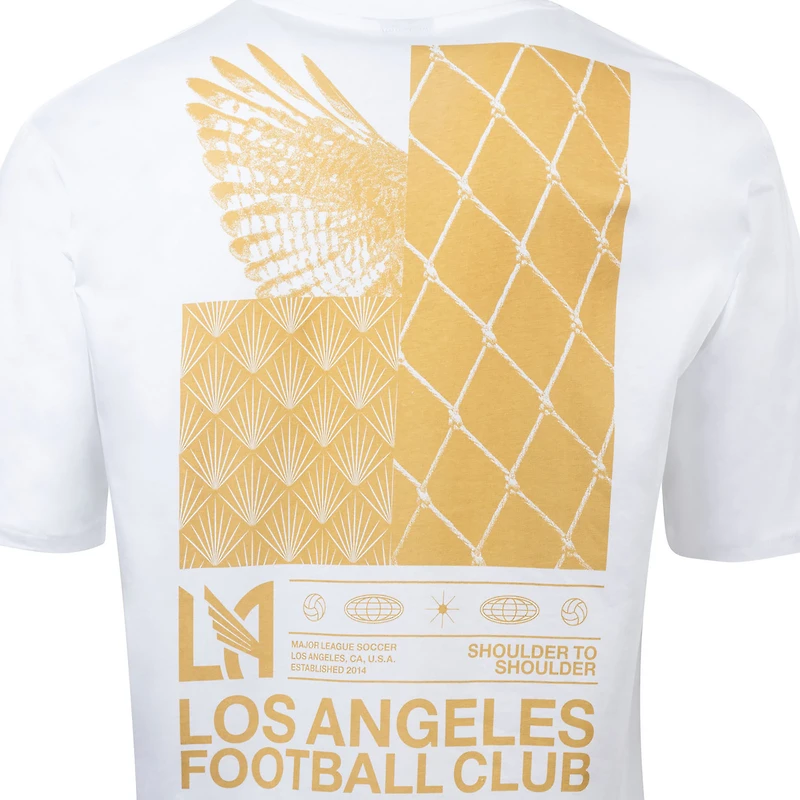 Men's Sport Design Sweden White LAFC Celestial Oversized Graphic T-Shirt