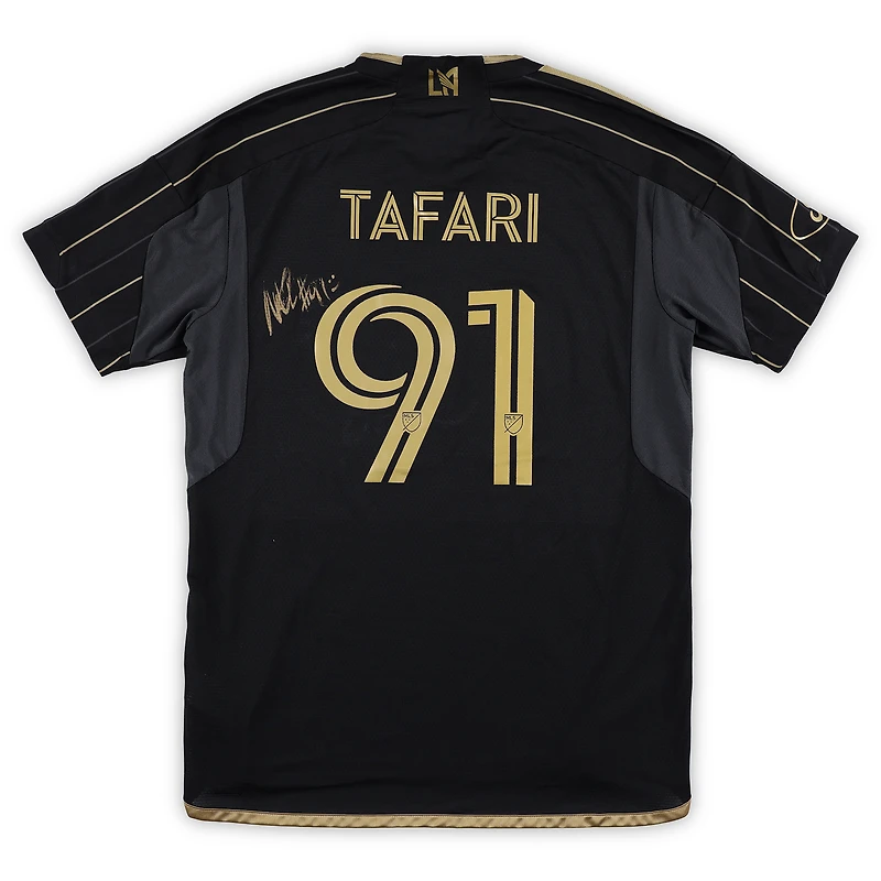 Nkosi Tafari LAFC Autographed Match-Used #91 Jersey from the 2025 MLS Season