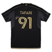 Nkosi Tafari LAFC Autographed Match-Used #91 Jersey from the 2025 MLS Season