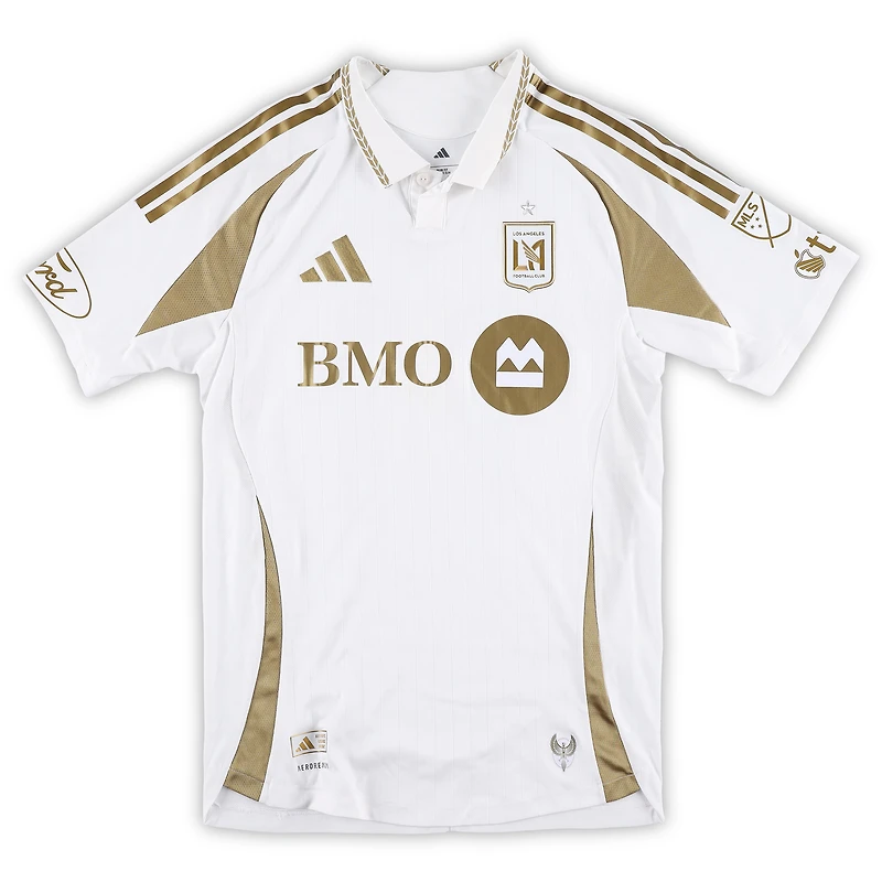 Maillot blanc n° 91 porté en match par Nkosi Tafari (LAFC), saison 2025 de la MLS, taille L - Autographié