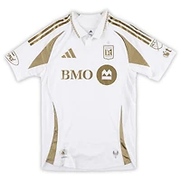 Maillot blanc n° 91 porté en match par Nkosi Tafari (LAFC), saison 2025 de la MLS, taille L - Autographié