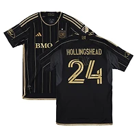 Ryan Hollingshead LAFC Autographed Match-Used #24 Black Jersey from the 2025 MLS Season - Size M