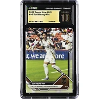Son Heung-Min LAFC 2025 Topps Now MLS 1st MLS Hat-Trick Fuels LAFC Offensive Outburst #95 CGC Authenticated PRISTINE 10 Card