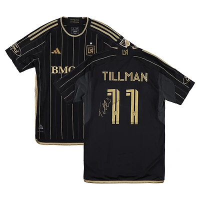 Maillot noir de Timothy Tillman (LAFC), porté en match et autographié (n° 11) , saison 2025 de la MLS - Taille M