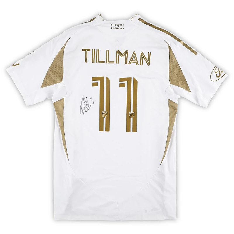 Maillot blanc n° 11 porté par Timothy Tillman (LAFC) lors de la saison 2025 de la MLS, autographié et taille M